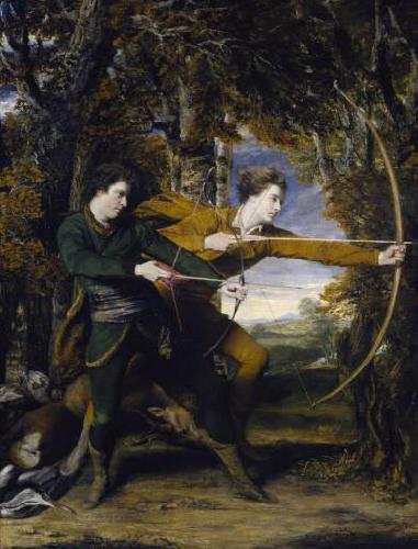 Sir Joshua Reynolds Colonel Acland and Lord Sydney, 'The Archers oil painting picture